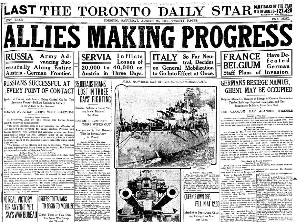 Newspaper_Allies-make-Progess---8.22.1914